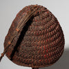 A VINTAGE BUTTON COVERED LEGA HAT, CONGO( No 2003)