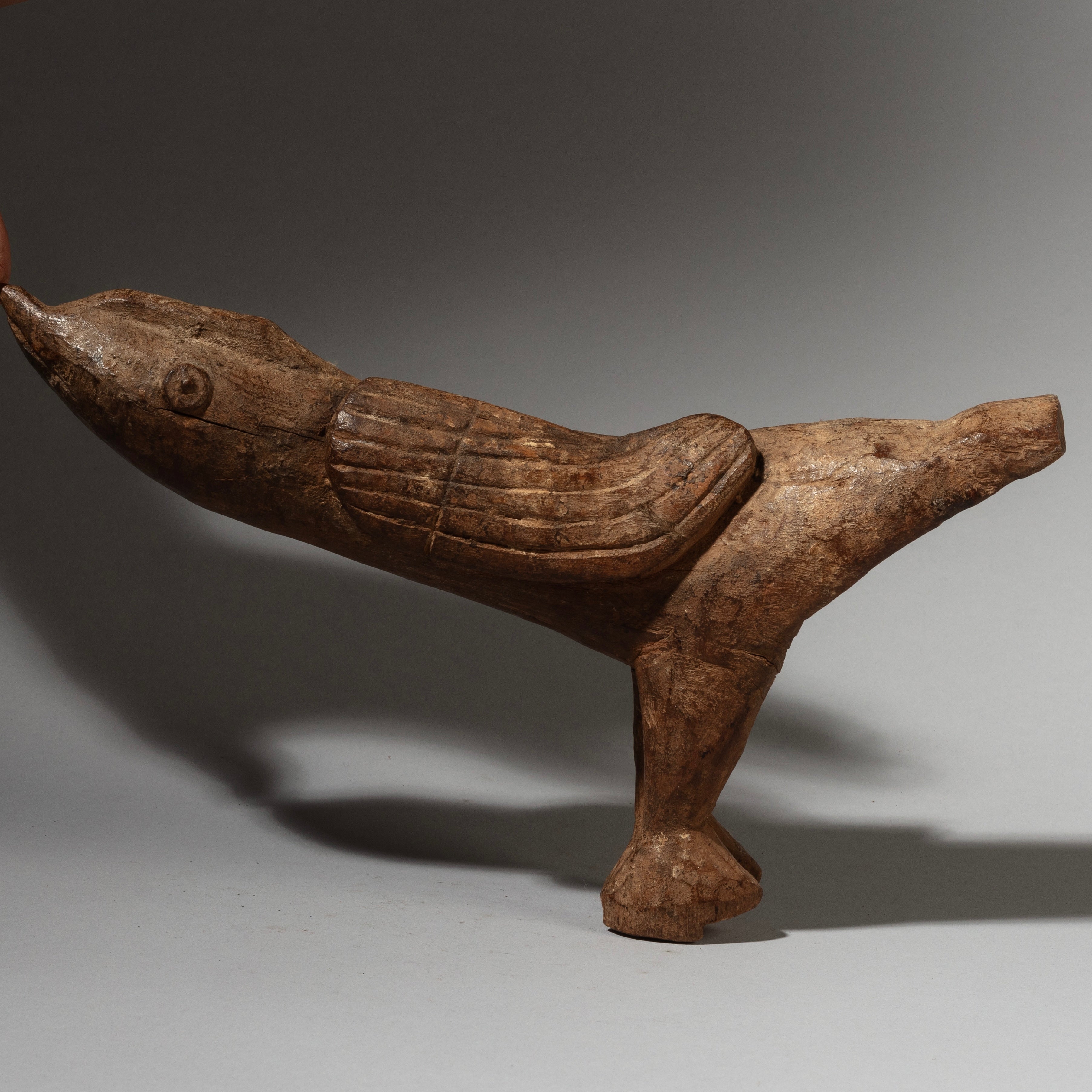 A CUBIST BIRD NATURE SPIRIT FROM THE LOBI PEOPLE OF BURKINA FASO ( No 2931 ).