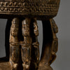 A LARGE FIGURATIVE STOOL FROM THE DOGON TRIBE OF MALI WEST AFRICA( No 6281)