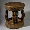 A LARGE FIGURATIVE STOOL FROM THE DOGON TRIBE OF MALI WEST AFRICA( No 6281)