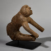 A RARE SHAPED ORGANIC LOBI THIL FIGURE, BURKINA FASO ( No 6256)