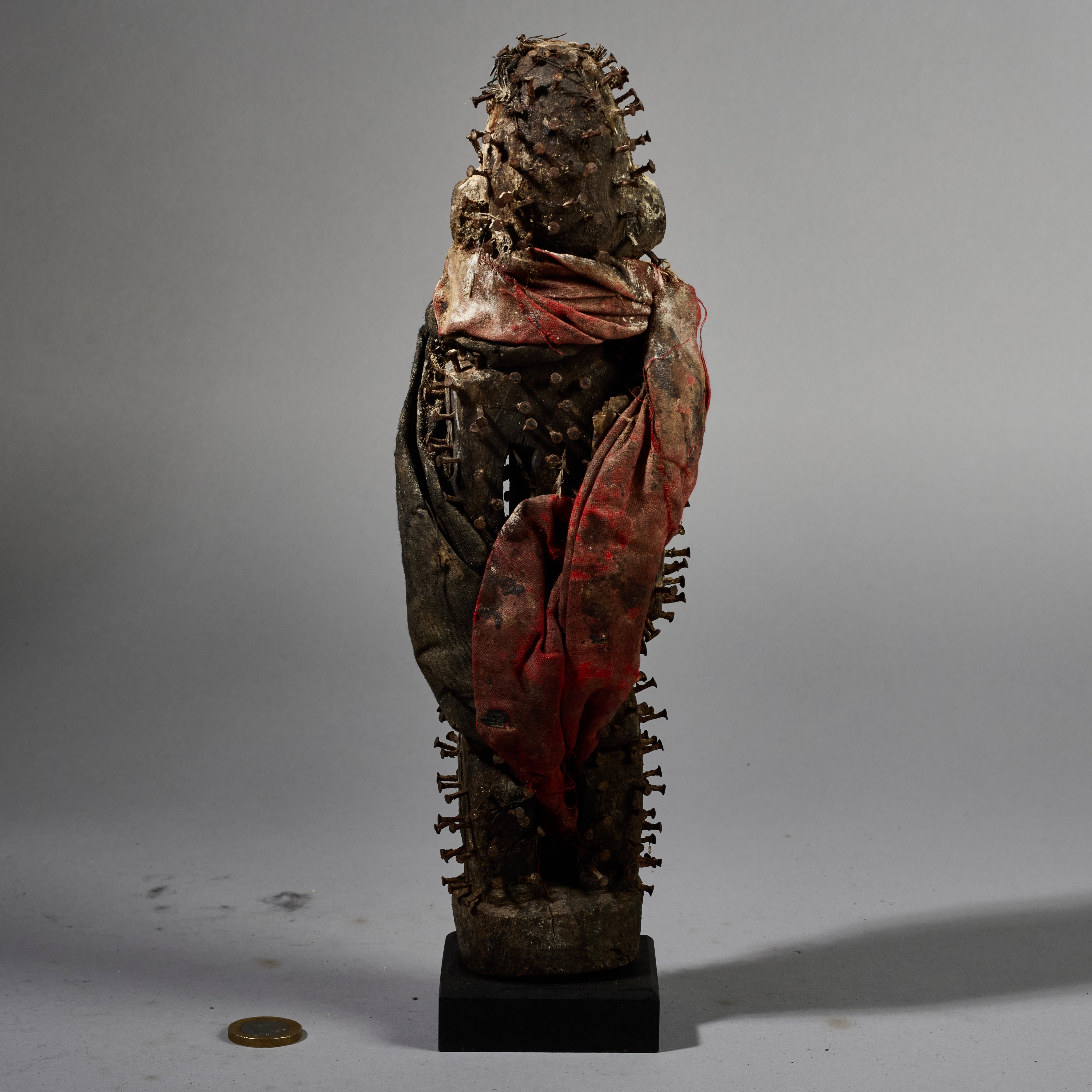 AN ANIMIST NAIL FETISH, EWE TRIBE OF GHANA WEST AFRICA( No 6255)