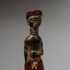 A DEMURE COLON FIGURE FROM THE BAULE PEOPLE OF THE IVORY COAST W.AFRICA ( No 2893 )