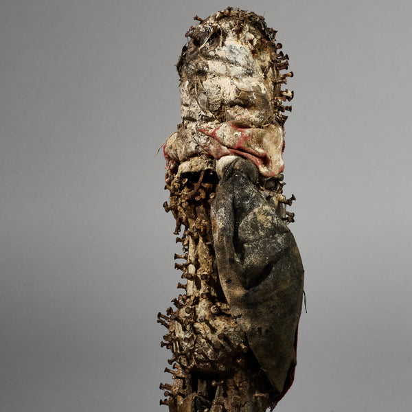 AN ANIMIST NAIL FETISH, EWE TRIBE OF GHANA WEST AFRICA( No 6255)