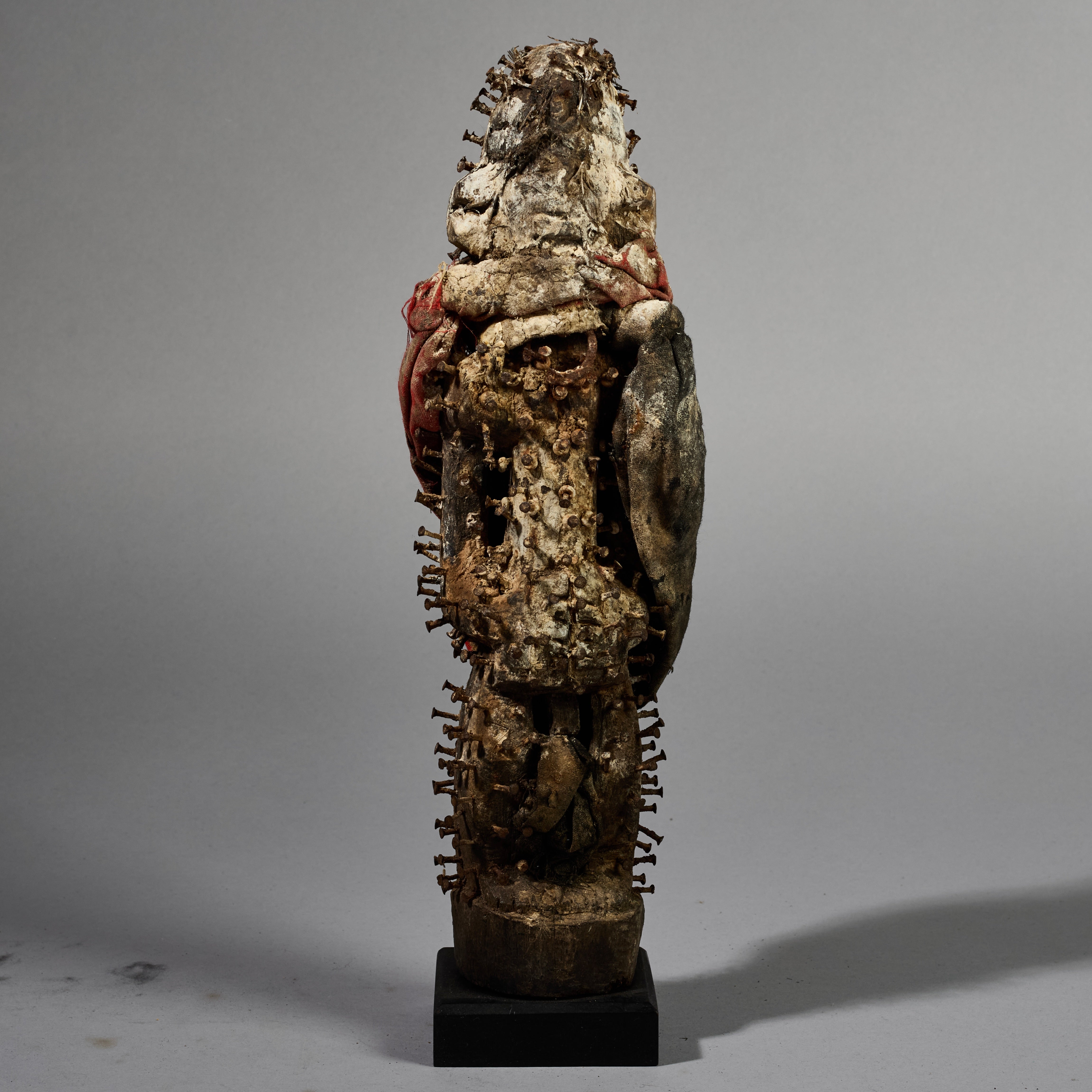 AN ANIMIST NAIL FETISH, EWE TRIBE OF GHANA WEST AFRICA( No 6255)