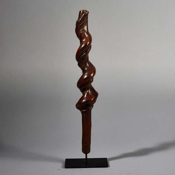 A FIGURATIVE SNAKE STAFF FROM NYAMWESI TRIBE TANZANIA E.AFRICA ( No 6235)