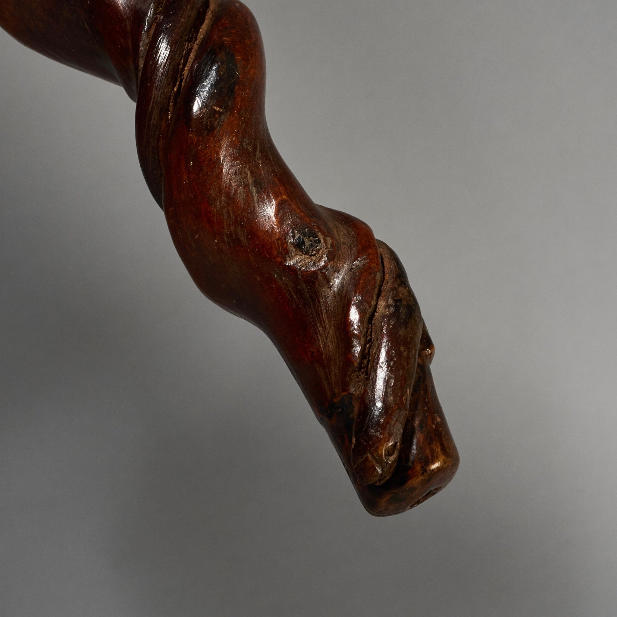 A FIGURATIVE SNAKE STAFF FROM NYAMWESI TRIBE TANZANIA E.AFRICA ( No 6235)