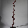 A UNIQUE SCULPTURAL TALL SNAKE TALISMAN FROM BURKINA FASO  ( No 6223)