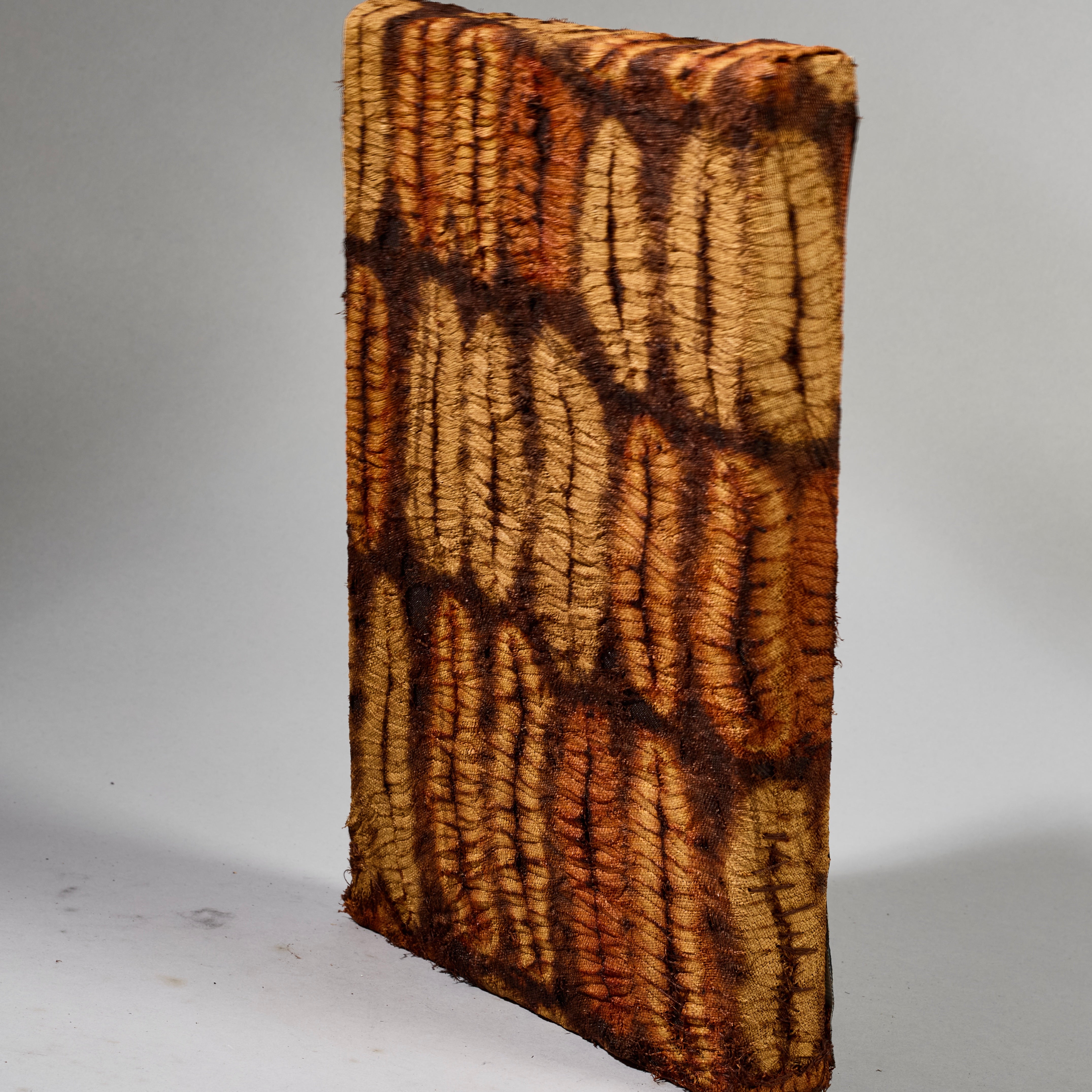 A RAFFIA SMALL CLOTH MOUNTED, DIDA TRIBE IVORY COAST ( No 6278)