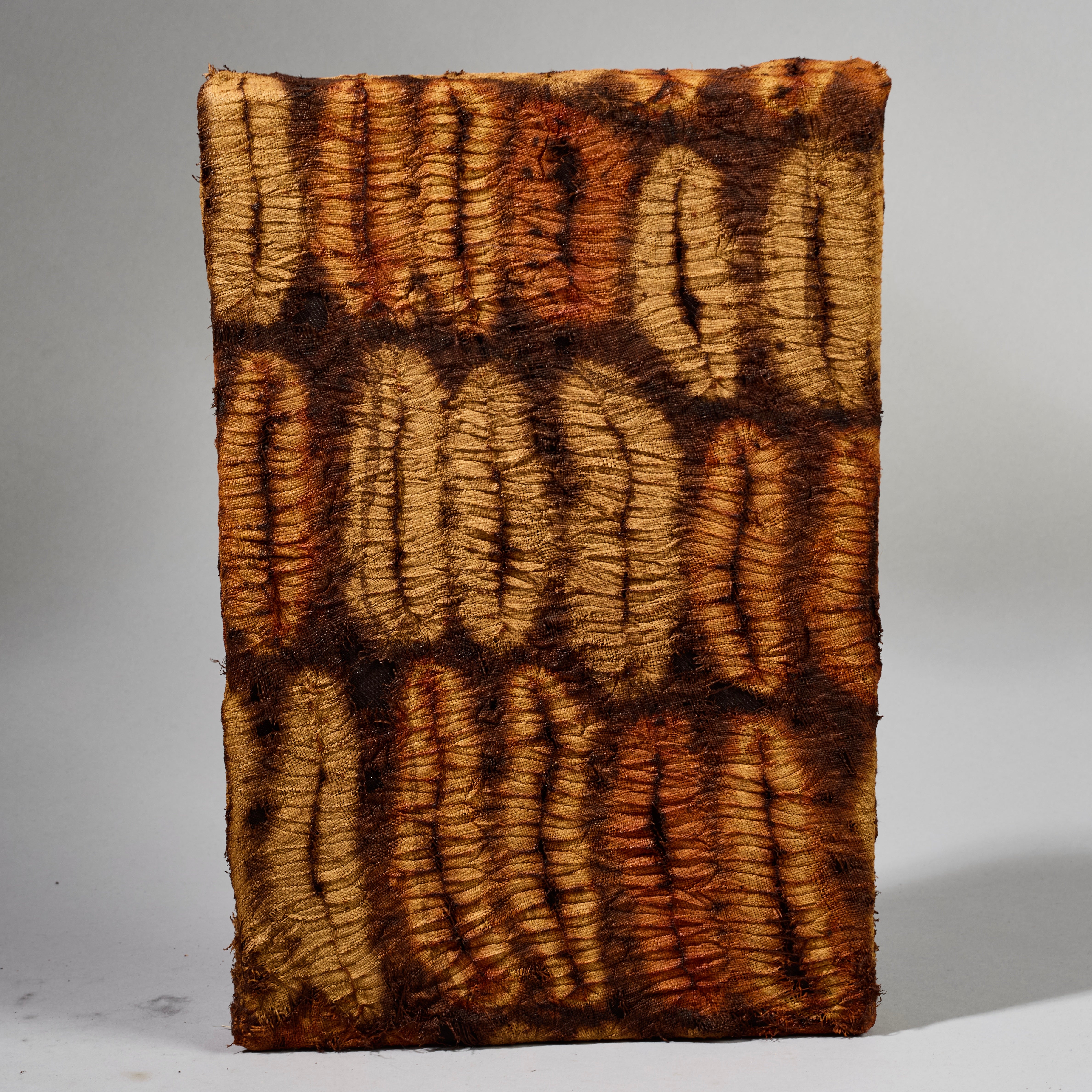 A RAFFIA SMALL CLOTH MOUNTED, DIDA TRIBE IVORY COAST ( No 6278)