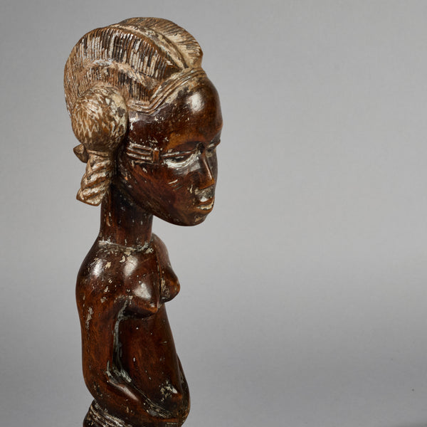 A VERY FINE SPIRIT PARTNER FROM BAULE TRIBE OF THE IVORY COAST ( No 6290)