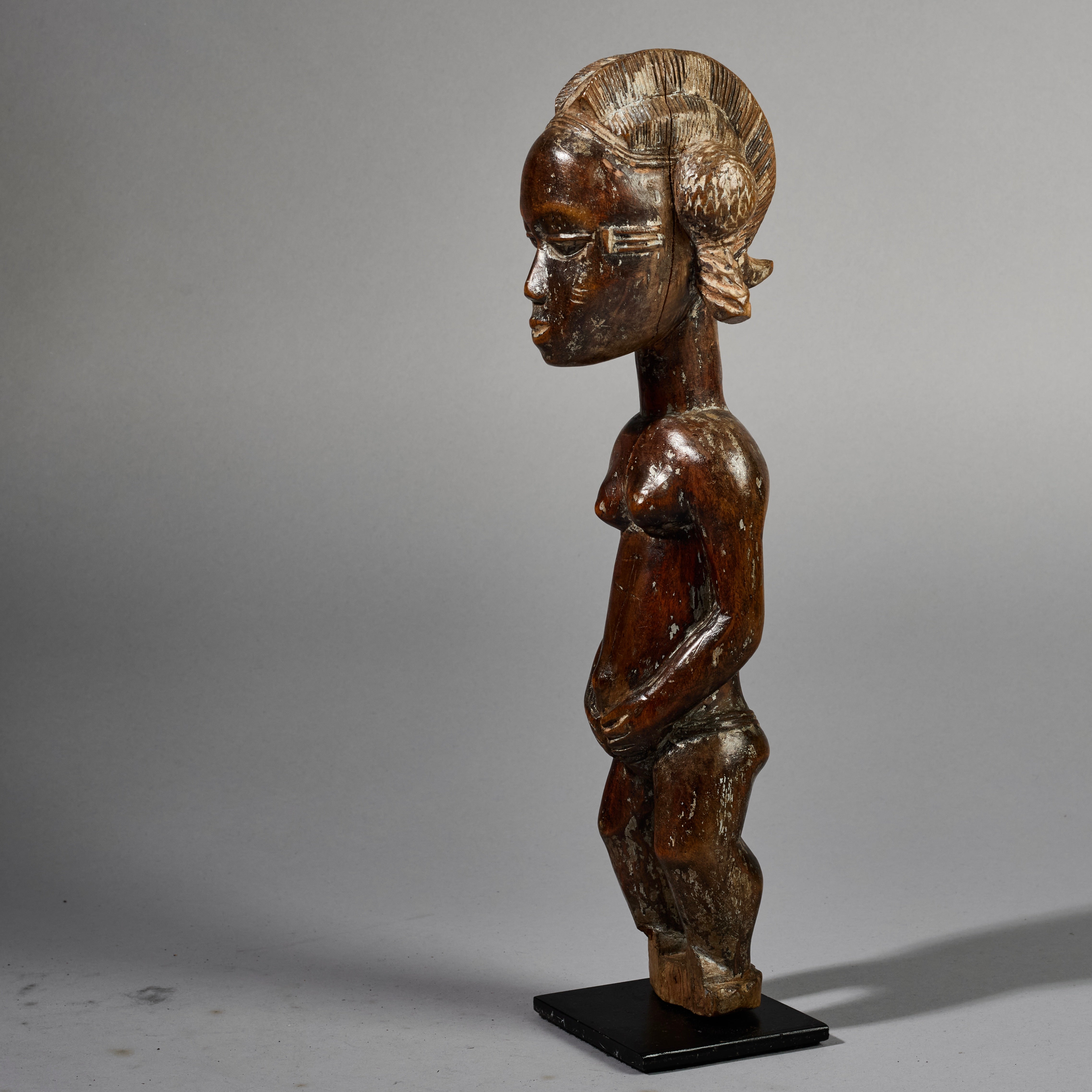 A VERY FINE SPIRIT PARTNER FROM BAULE TRIBE OF THE IVORY COAST ( No 6290)