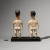 A PAIR OF EWE VENAVI DOLLS FROM THE EWE TRIBE GHANA  ( No 2894 )