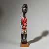 A PRETTY POLKA DOT BAULE COLON FIGURE, IVORY COAST EX UK COLL. ( No 2891 )