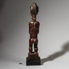 A TALL BAULE COLON FIGURE WITH A BABY, IVORY COAST WEST AFRICA ( No 2892 )