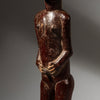 A TALL BAULE COLON FIGURE WITH A BABY, IVORY COAST WEST AFRICA ( No 2892 )