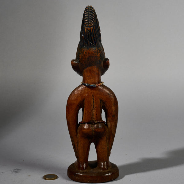 A LOVELY OLD  IBEJI, EX UK COLL. YORUBA TRIBE OF NIGERIA ( No 6269)