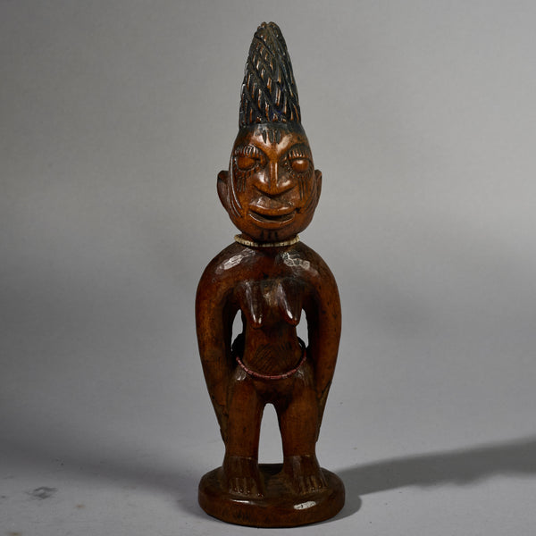 A LOVELY OLD  IBEJI, EX UK COLL. YORUBA TRIBE OF NIGERIA ( No 6269)