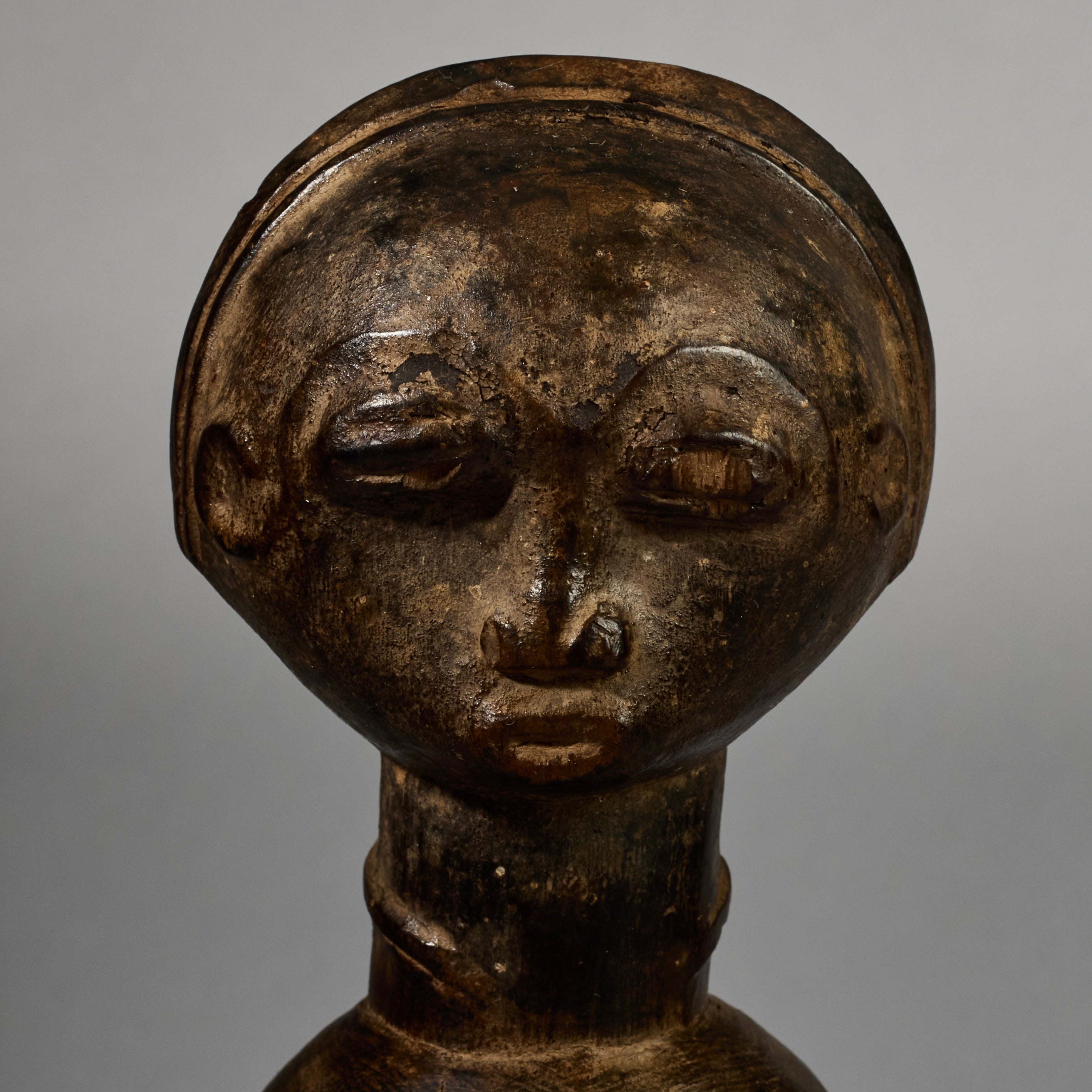 AN UNUSUAL SPIRIT PARTNER FROM BAULE TRIBE OF THE IVORY COAST ( No 6292 )