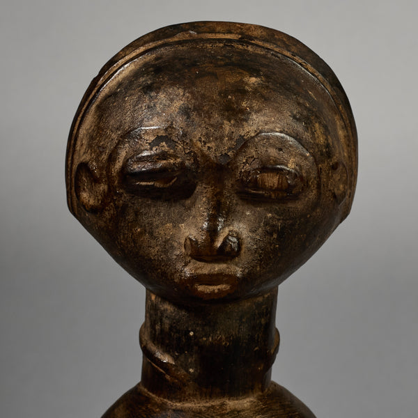 AN UNUSUAL SPIRIT PARTNER FROM BAULE TRIBE OF THE IVORY COAST ( No 6292 )