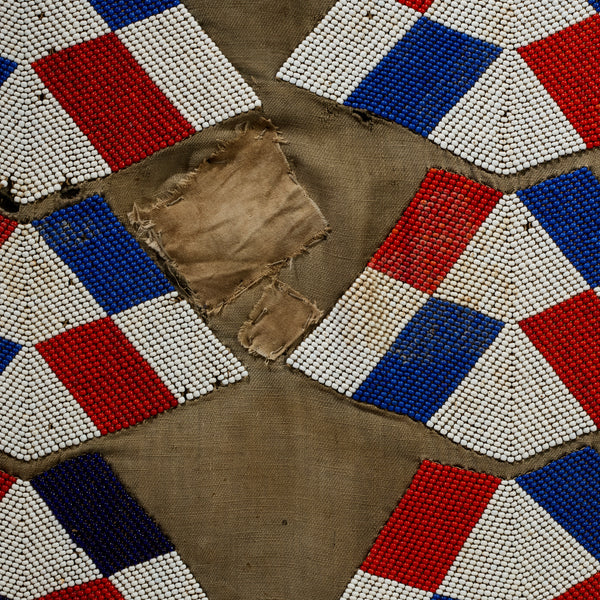 A GRAPHIC BEADED SKIRT MOUNTED, TSONGA, S.AFRICA, ZIMBWBWE ( No 4120) (Copy)