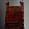 A REFINED OLD LEATHER BAG WITH MAGICAL DECORATION, HAUSA TRIBE OF NIGERIA ( No 6289