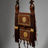 A OLD LEATHER BAG WITH MAGICAL DECORATION, HAUSA TRIBE OF NIGERIA ( No 6287)