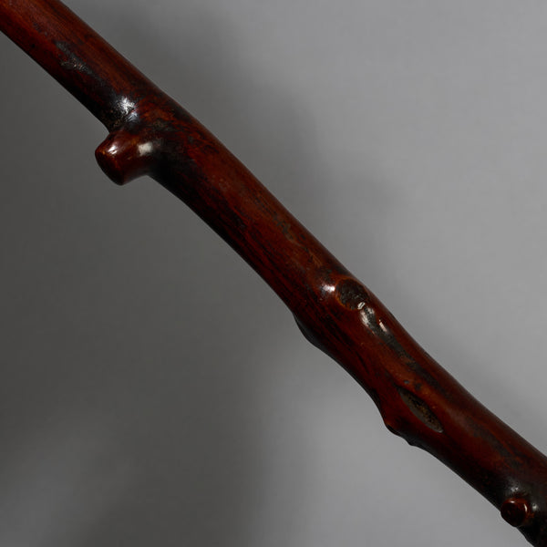 AN ORGANIC DEEPLY PATINATED STAFF FROM ETHIOPIA  ( No 6200)