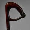 AN ORGANIC DEEPLY PATINATED STAFF FROM ETHIOPIA  ( No 6200)
