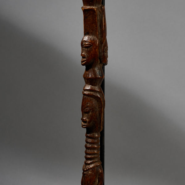 A BEAUTIFUL OLD SENUFO STAFF FROM IVORY  COAST ( No 6201 )