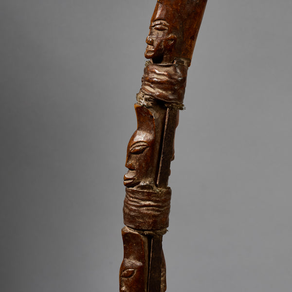 A BEAUTIFUL OLD SENUFO STAFF FROM IVORY  COAST ( No 6201 )