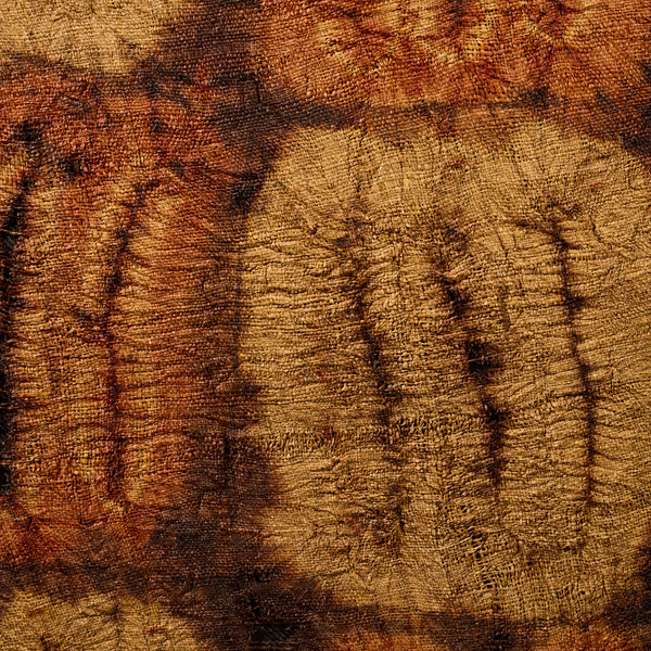 A RAFFIA SMALL CLOTH MOUNTED, DIDA TRIBE IVORY COAST ( No 6280 )
