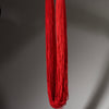 A THICK RED MULTISTRAND NECKLACE,  BAULE TRIBE IVORY COAST ( No 2912 )