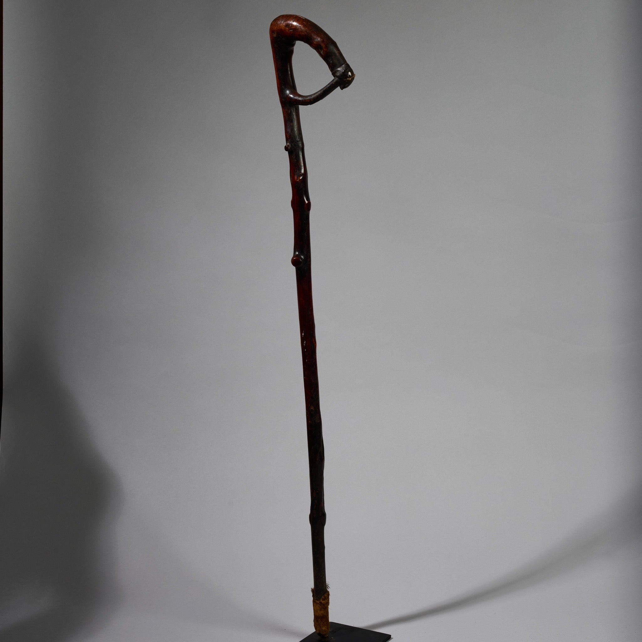 AN ORGANIC DEEPLY PATINATED STAFF FROM ETHIOPIA  ( No 6200)