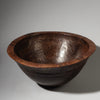 A SUPERBLY PATINATED WOODEN BOWL FROM TUAREG TRIBE NIGER W. AFRICA ( No 2882 )