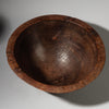 A SUPERBLY PATINATED WOODEN BOWL FROM TUAREG TRIBE NIGER W. AFRICA ( No 2882 )