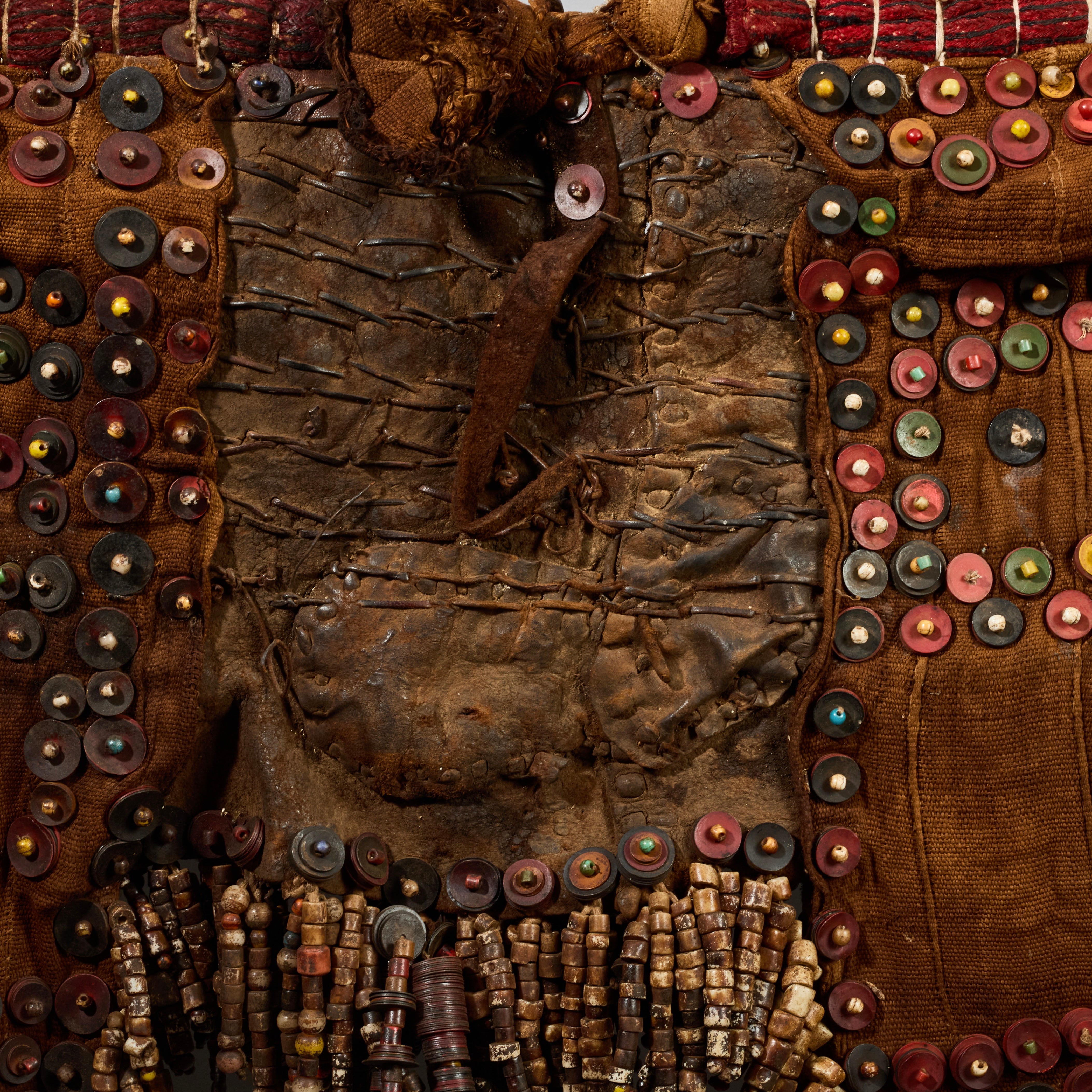 A MASSIVE CLUSTERED TALISMANIC SKIRT, FROM KIRDI TRIBE OF CAMEROON( No 6299)