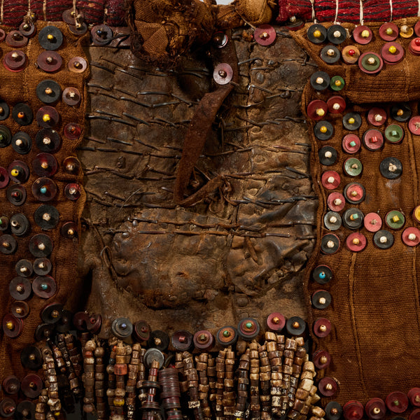 A MASSIVE CLUSTERED TALISMANIC SKIRT, FROM KIRDI TRIBE OF CAMEROON( No 6299)