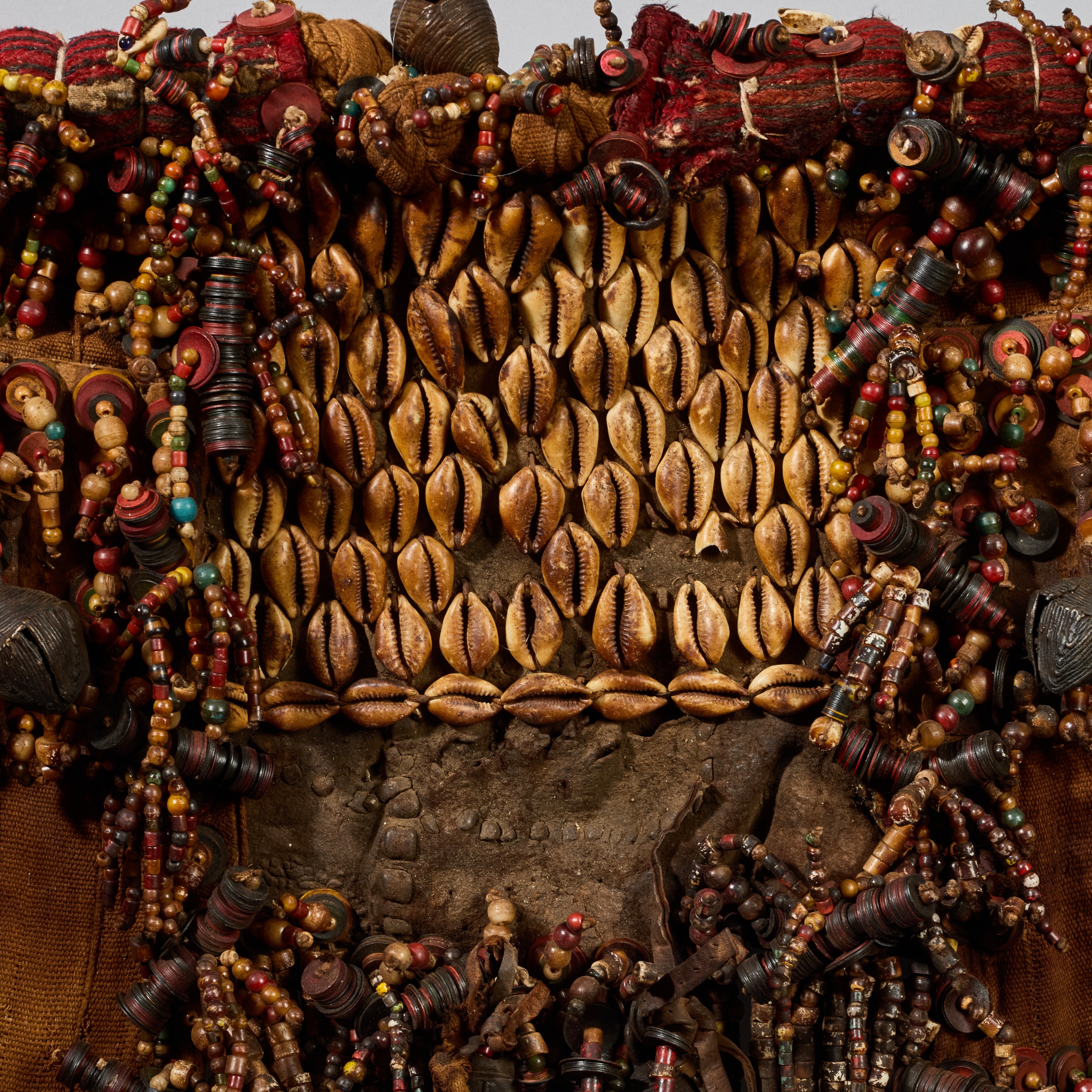 A MASSIVE CLUSTERED TALISMANIC SKIRT, FROM KIRDI TRIBE OF CAMEROON( No 6299)