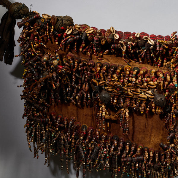 A MASSIVE CLUSTERED TALISMANIC SKIRT, FROM KIRDI TRIBE OF CAMEROON( No 6299)