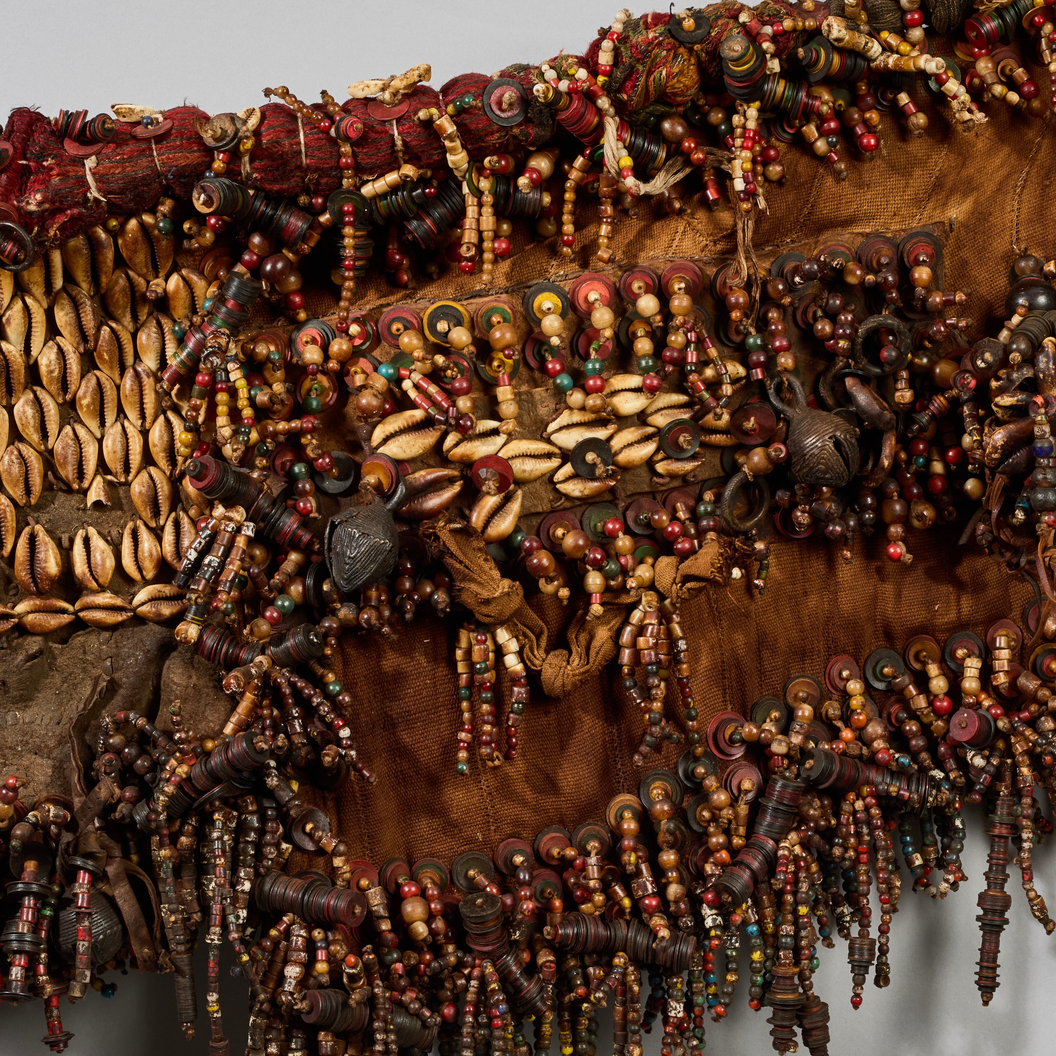 A MASSIVE CLUSTERED TALISMANIC SKIRT, FROM KIRDI TRIBE OF CAMEROON( No 6299)
