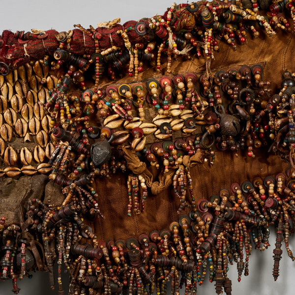 A MASSIVE CLUSTERED TALISMANIC SKIRT, FROM KIRDI TRIBE OF CAMEROON( No 6299)