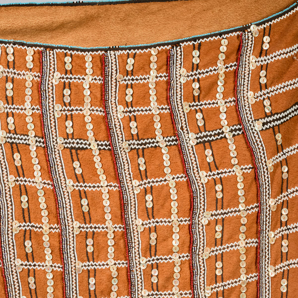 A HUGE DECORATED BLANKET, FROM XHOSA TRIBE OF SOUTH AFRICA( No 6300)