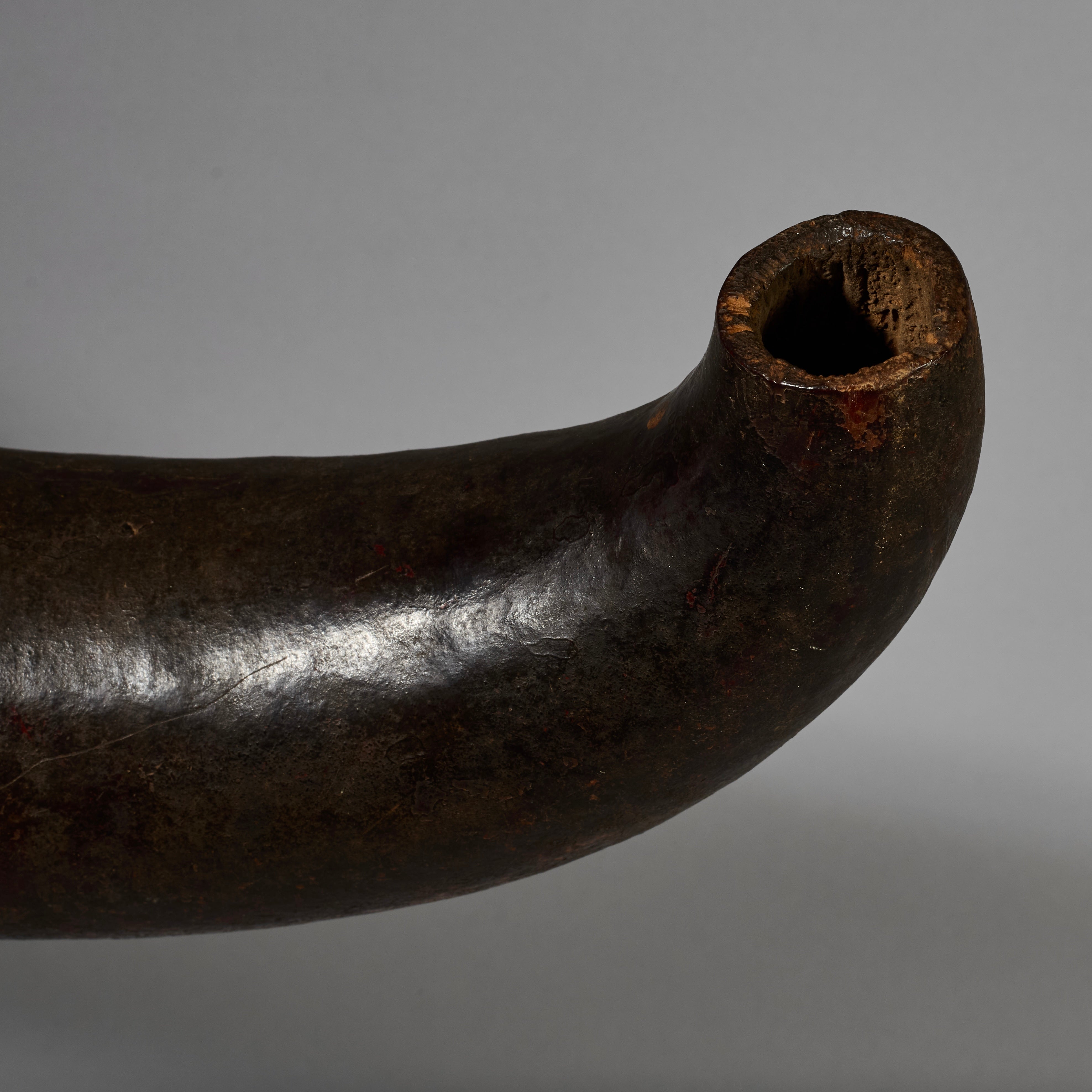 A LARGE WELL USED DOGON TRIBE OF MALI CALABASH CONTAINER  W.AFRICA ( No 6296 ) (Copy)