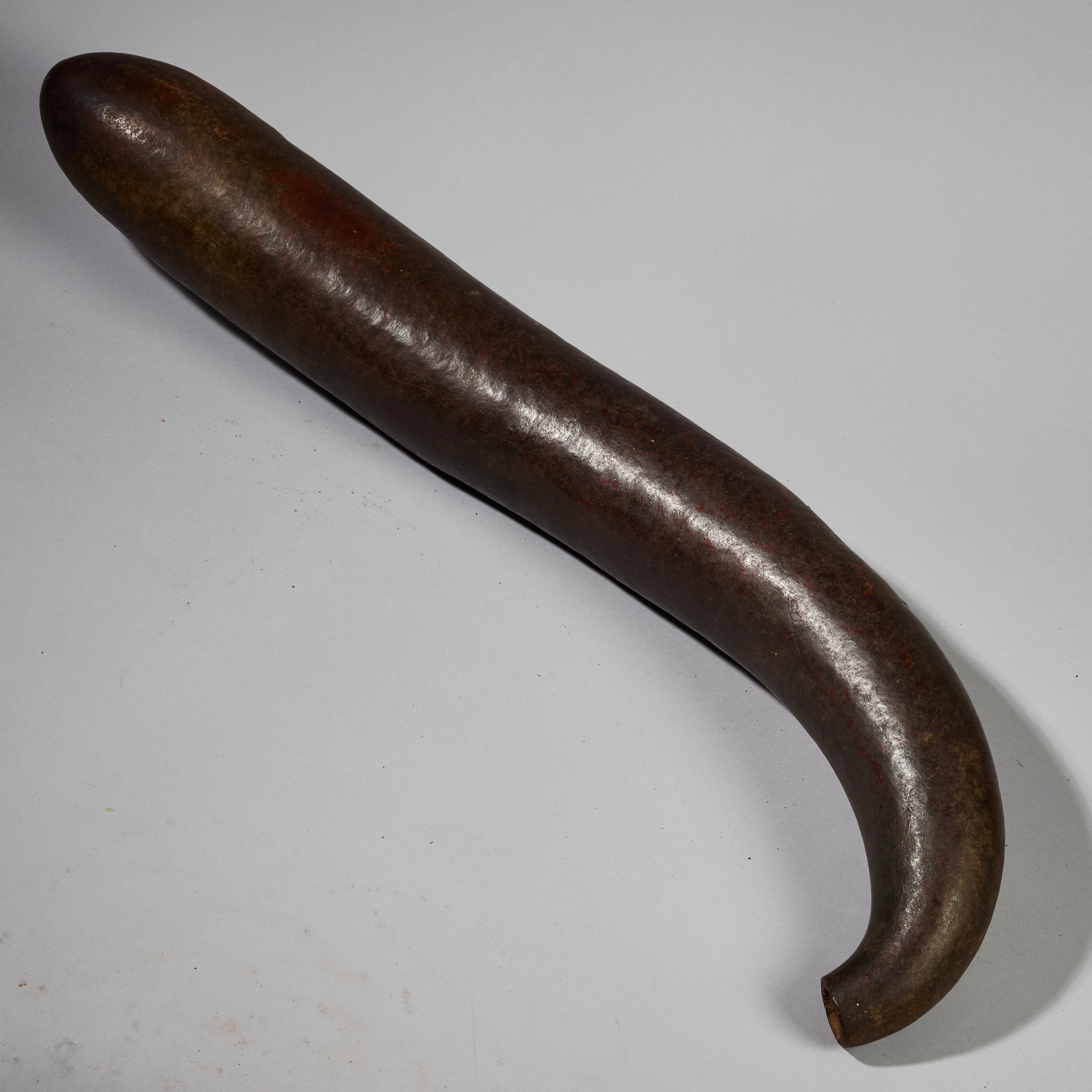 A LARGE WELL USED DOGON TRIBE OF MALI CALABASH CONTAINER  W.AFRICA ( No 6296 ) (Copy)