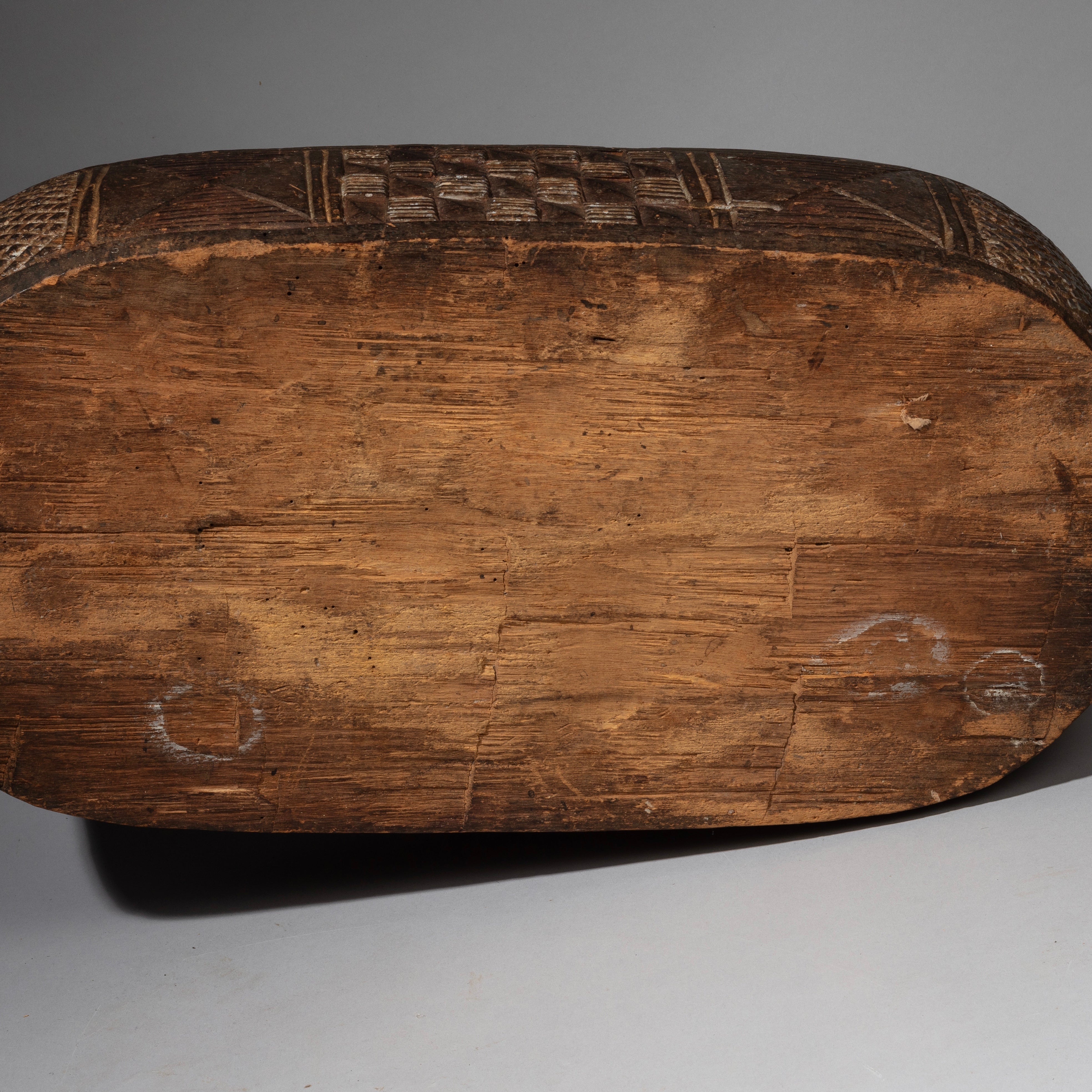 A HUGE, RARE +REFINED DIVINATION BOX FROM YORUBA TRIBE NIGERIA W.AFRICA ( No 2035)