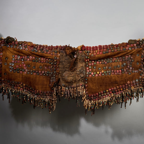 A MASSIVE CLUSTERED TALISMANIC SKIRT, FROM KIRDI TRIBE OF CAMEROON( No 6299)