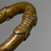 A QUALITY 19THC BRASS BANGLE, GUERRE TRIBE OF THE IVORY COAST W. AFRICA ( No 2105)