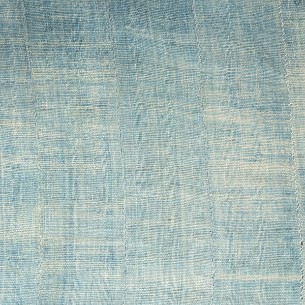 A BEAUTIFULLY FADED INDIGO WOMANS CLOTH, MOSSI TRIBE BURKINA FASO( No 2902