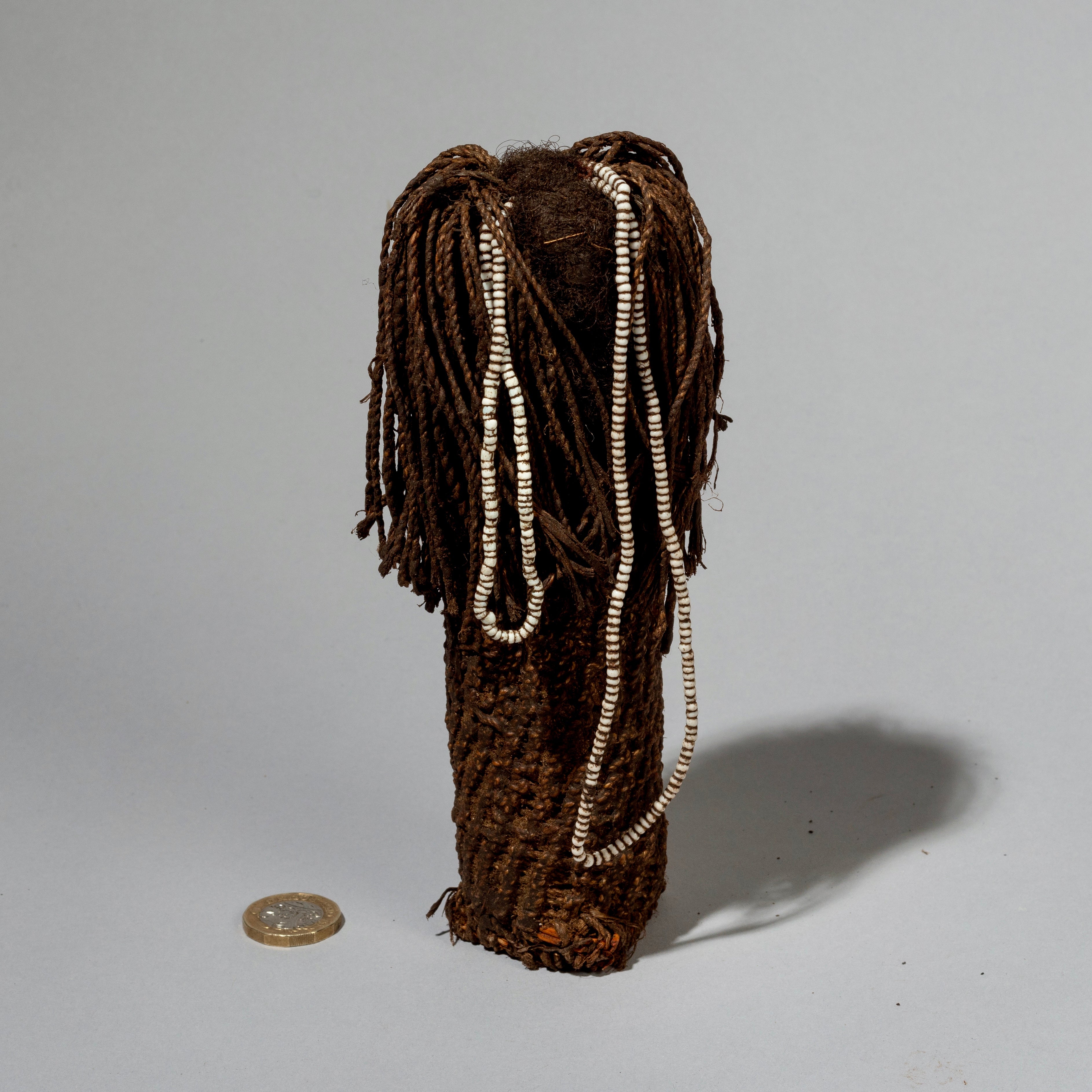 ( Sold HPD ) AN ELEMENTAL FIBRE DOLL, MWILA TRIBE NAMIBIA( No 2147)